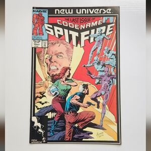 Vintage 1987 Marvel Comics Codename: Spitfire #13 The Last Issue New Universe